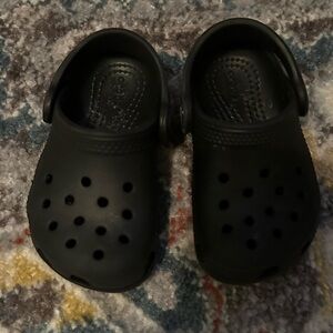 Toddler Boy Size 6C Black Crocs Clogs